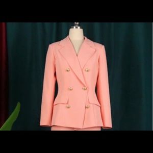 New peach blazer